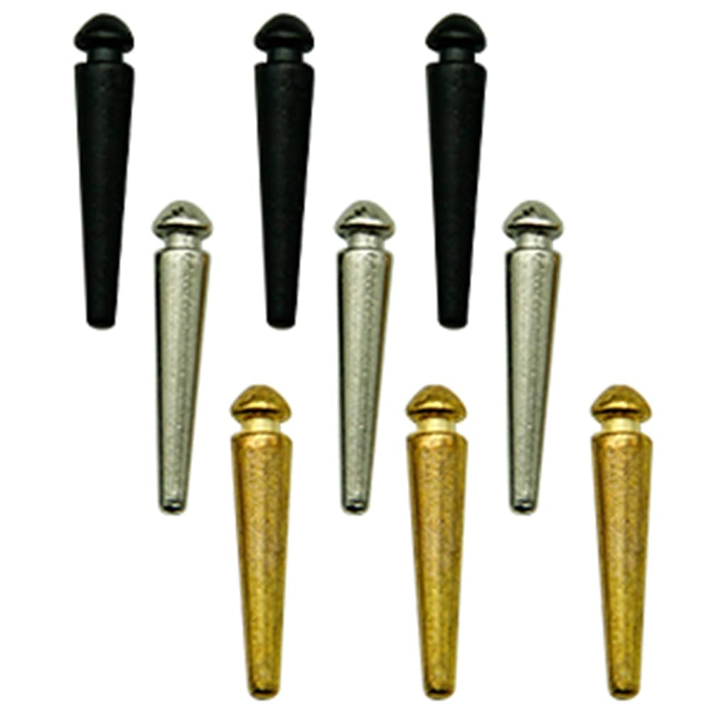 Juegoal Metal Cribbage Board Pegs Fit 1/8 Holes (Set of 9)